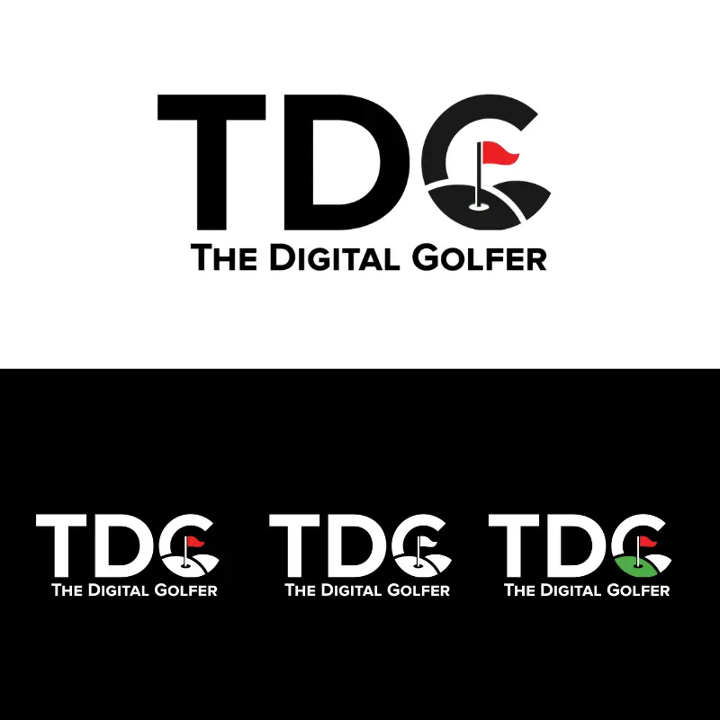 Square The Digital Golfer logo