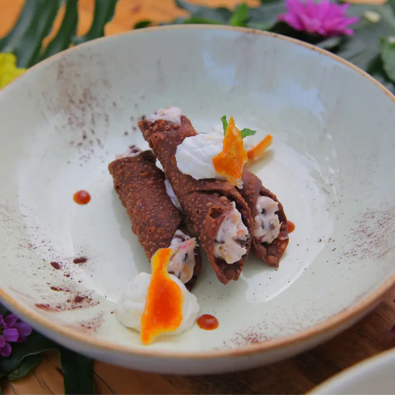 Morlinka “Guard Against” crystal mist displayed on a gray surface with natural wood and spices, reflecting protective and grounding energy.